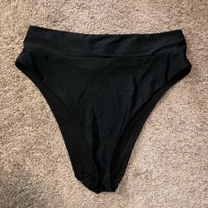 Black bikini bottoms